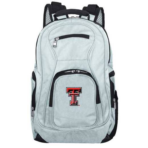 CLTTL704-GRAY: NCAA Texas Tech Red Raiders Backpack Laptop